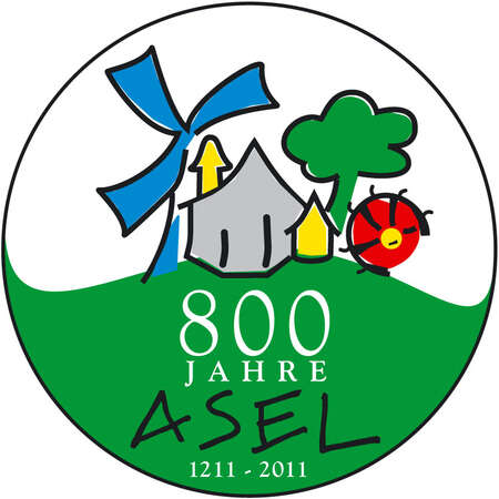 Bild vergrößern: Logo 800 Jahre Asel e.V.
