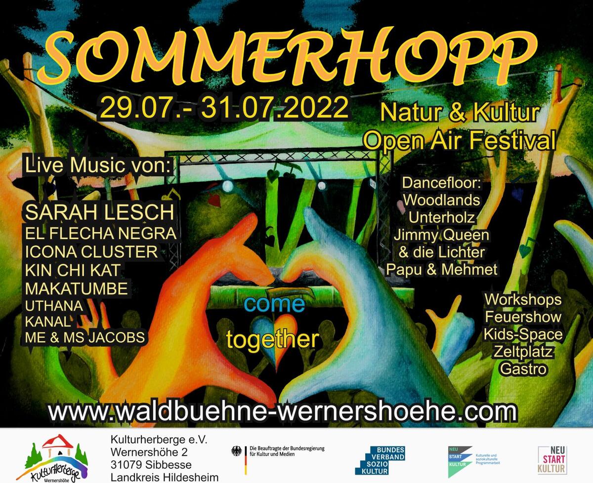 Interner Link: Zur Veranstaltung SOMMERHOPP FESTIVAL 2022 - come together