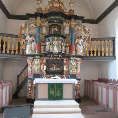 Bild vergrößern: Altar St Katharinen Hary