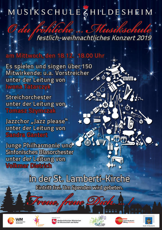 Interner Link: Zur Veranstaltung Oh du fröhliche.Musikschule Weihnachtskonzert in St. Lamberti