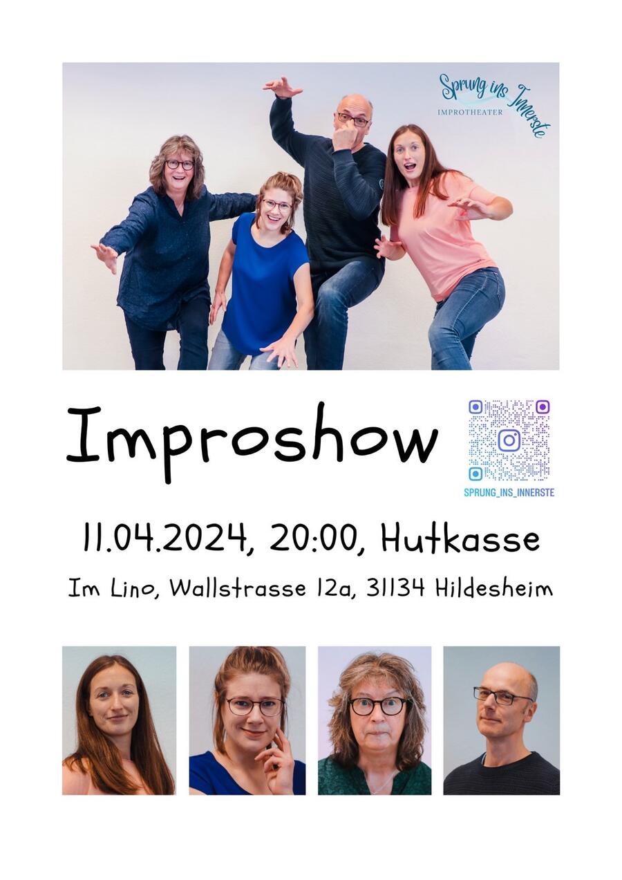 Interner Link: Zur Veranstaltung Live im LiNo: Impro Show mit Sprung ins Innerste