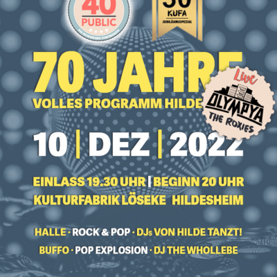 Interner Link: Zur Veranstaltung KUFA: 70 Jahre volles Programm für Hildesheim