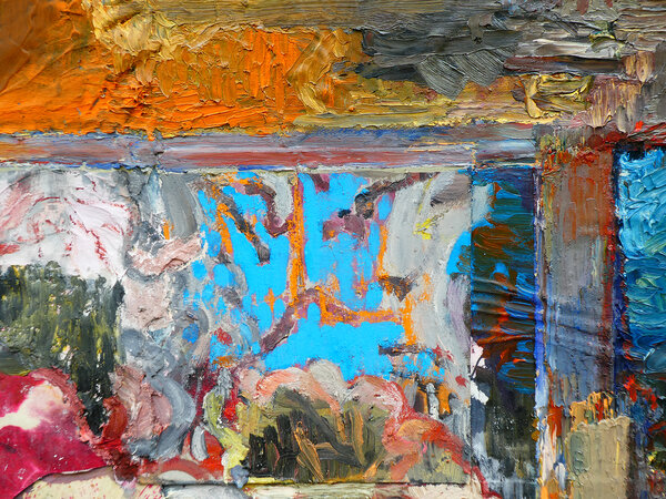 Saskia Detering_Ausschnitt_&Ouml;l Wachs Gips Pappe Leinwand_100x150cm_2024