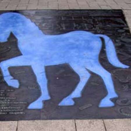 Bild vergrößern: Blaues Pferd
